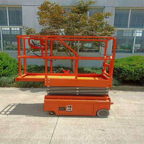 迷你小型自行走剪叉式升降机平台移动式液压登高车电动高空作业车