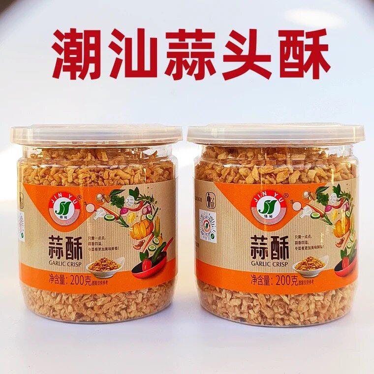 锦裕潮汕特产油炸蒜蓉酥黄金大蒜头酥炸酥粿条汤粉调味料200g瓶装