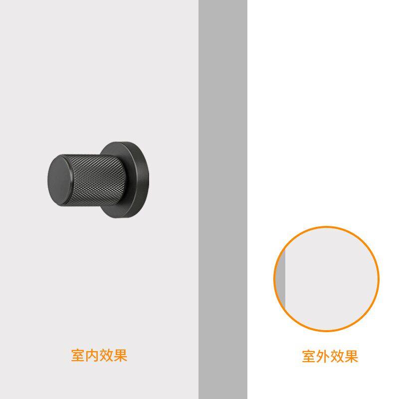 极简风格隐形门锁 静音设计适用寝室门与背景墙暗门