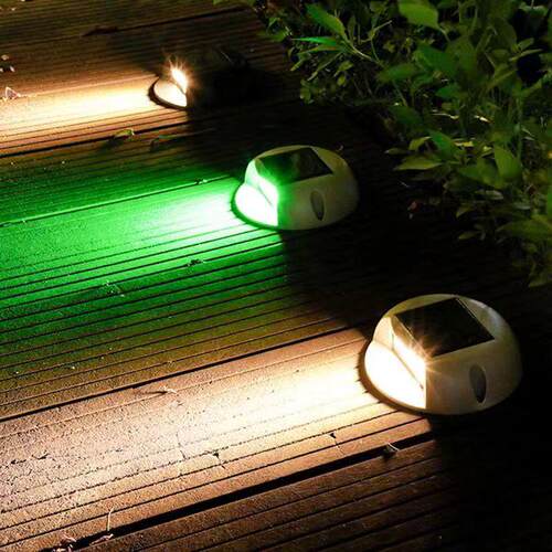 太阳能栈道灯户外庭院防水免布线龟背灯公园楼梯台阶广场步道灯