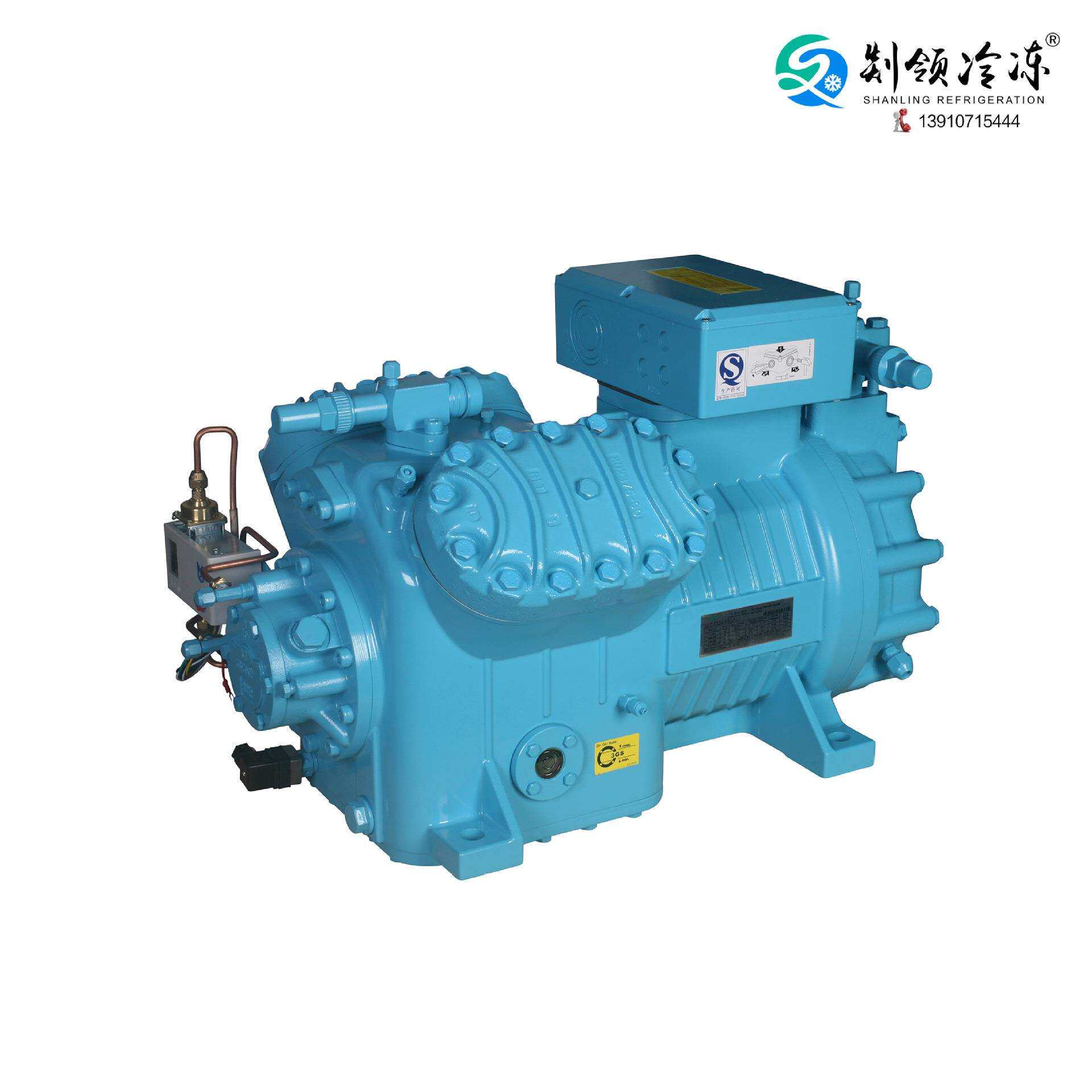 冷冻库通用制冷活塞压缩机博莱特20匹低温机制冷机冷库冷风机机组