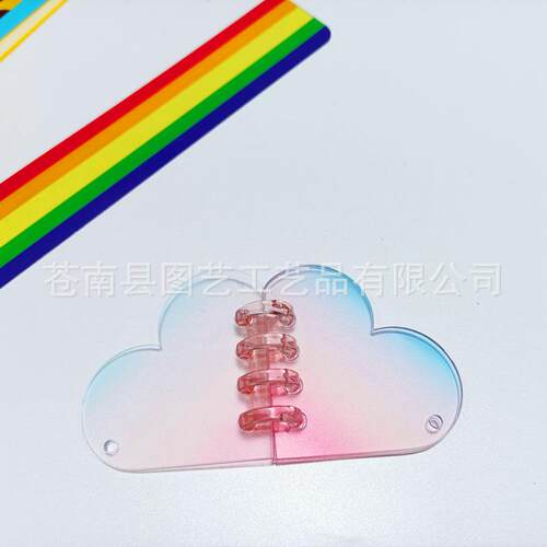 片片本第二弹创意迷你咕本拼贴亚克力挂饰咕卡片透明盘咕盘钥匙扣