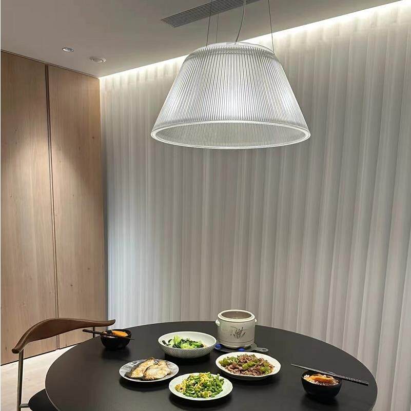 Flos Romeo Moon设计师餐厅灯卧室吧台岛台书房轻奢圆桌玻璃吊灯