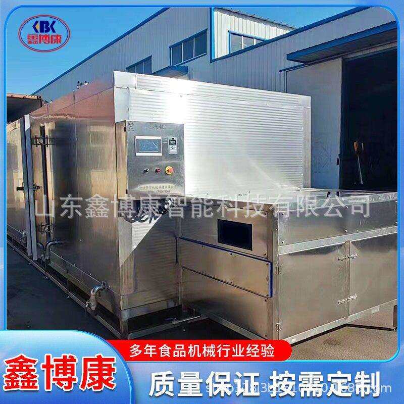 羊肉隧道式速冻机薯条饺子包子低温速冻设备大型虫草冻干机