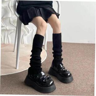 Womens White Leg Warmers Lolita Goth Hand Warmer Fashion Y2