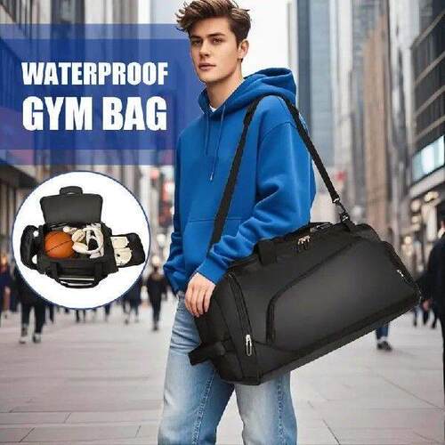 Waterproof Bag For Gym Workout Bag With Shoe Compartment