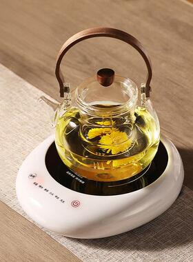 诺洁仕黑晶炉迷你煮茶器小型烧水壶煮茶炉家用蒸煮玻璃壶煮茶套装