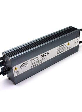 景观亮化工程防水电源 24V360W灯条模组户外直流电源 LED灯具驱动