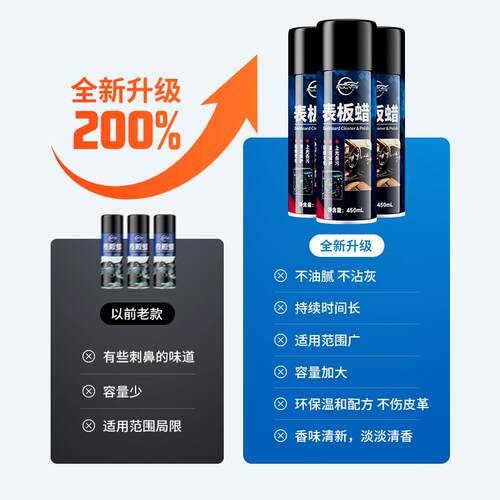 仆旅表板蜡汽车专用内饰镀膜塑料件翻新还原剂仪表盘打蜡保养上光