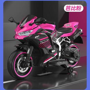正品大号儿童电动机车两女孩宝宝轮玩具充电坐大人超新款发光男摩