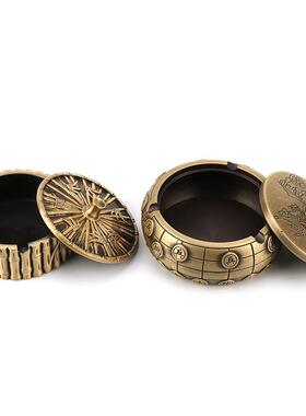 烟灰缸铜灰象棋烟灰缸铜103铜竹烟节缸