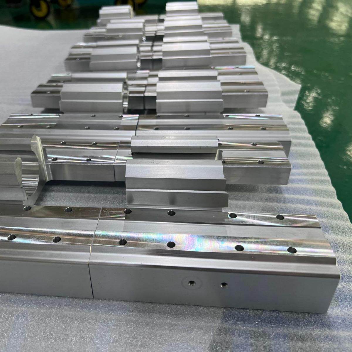 线性模组铝型材CNC加工 电子外壳铝材cnc 打孔切割型材