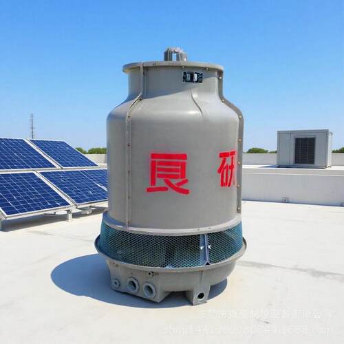 良研厂家15吨玻璃钢冷却塔逆流式圆形冷水塔散热凉水塔耐腐蚀