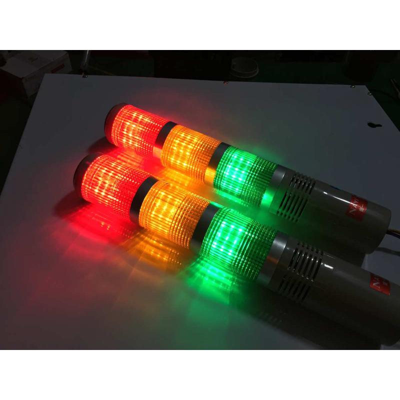 单层单色报警器机床信号指示灯24vLTA-205-1TJ常亮蜂鸣带叫220v