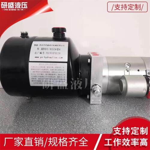 DC24V液压动力单元液压配件举升机货梯小型液压动力系统液压泵站