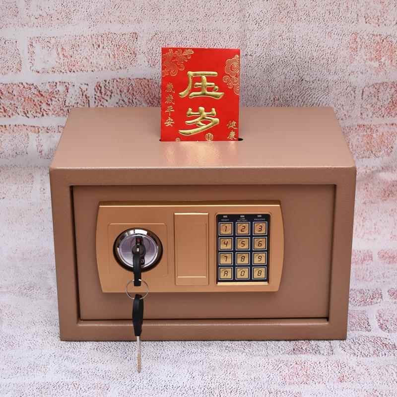 带大容量成人儿密码锁罐存钱罐家童用保险HHY箱储蓄存钱箱可存可