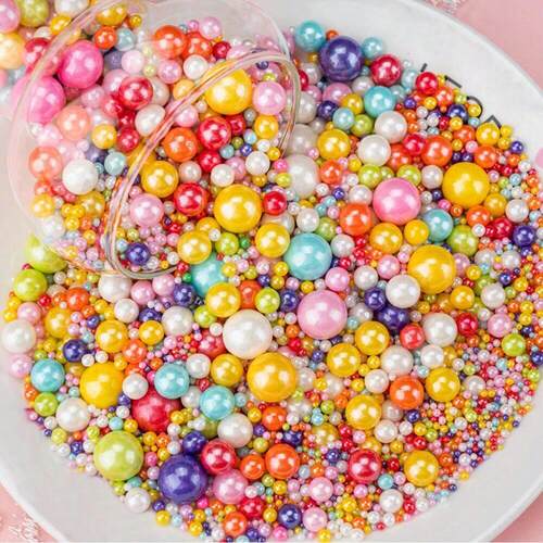 85g/150g Pearl Ball Cake Decoration DIY Pearl Cake Topper Do