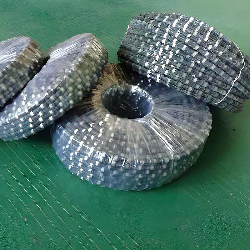 金刚珠NNL岗石串绳子花岩钢筋混凝土切割绳子矿绳锯山机切割绳