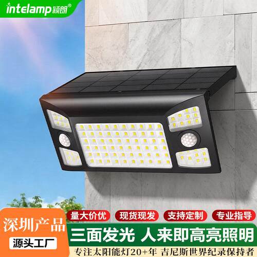 2025新款壁灯家用户外照明庭院led防水人体感应天黑自动亮