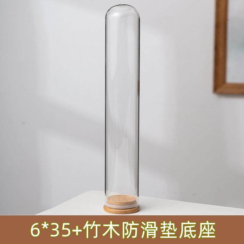 玻璃罩微景观桌面收纳盒养加高珠宝核雕古玩装饰模型摆设