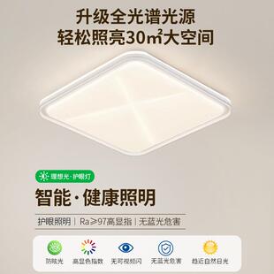 大观园客厅灯吸顶灯现代简约大气奶油风超薄餐厅卧室灯房间灯461L