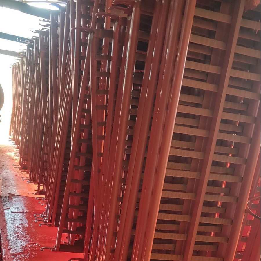 广东脚手架厂红漆踏板加厚浸漆镀锌踏板脚手架配件钢跳板