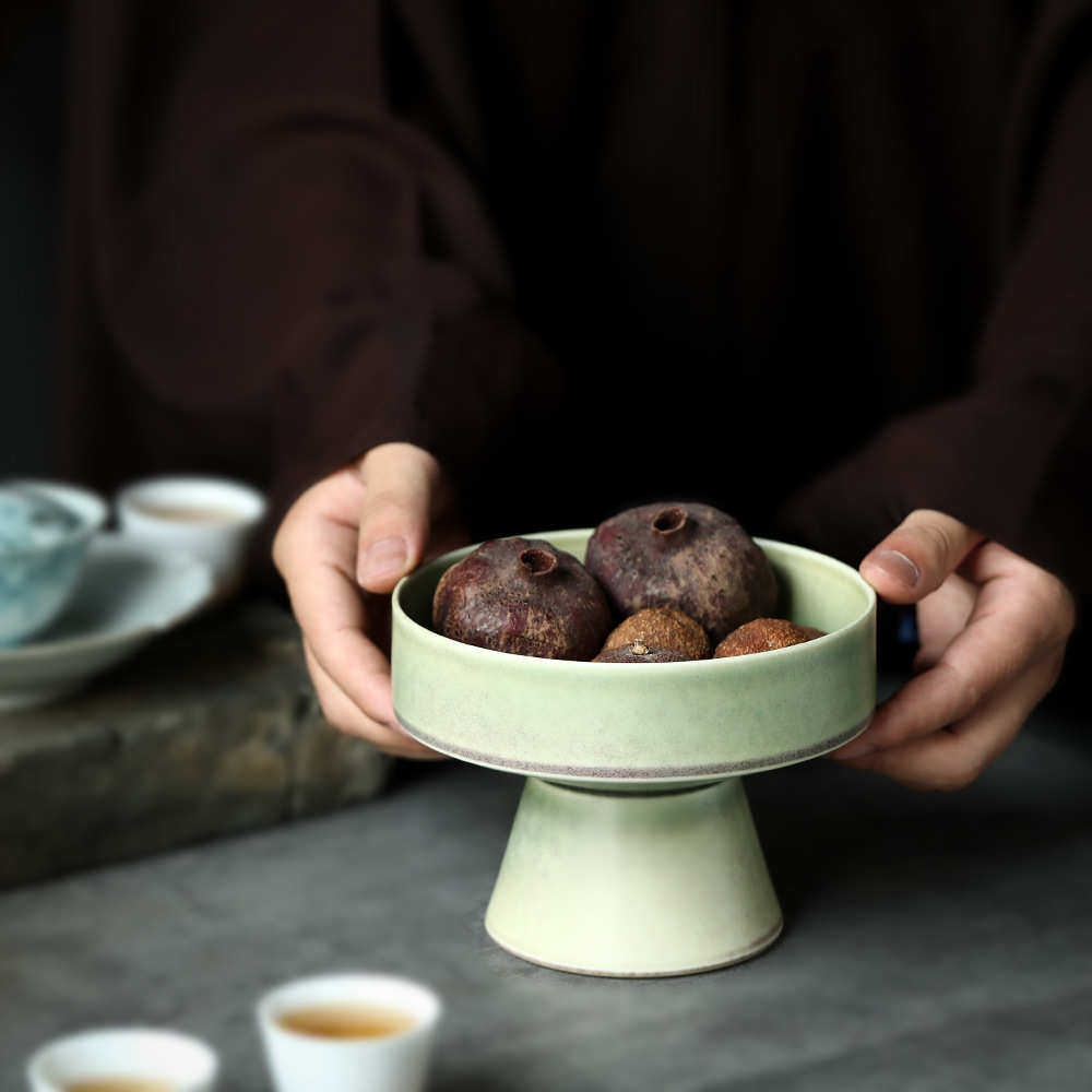 文人花瓶日式高足仿古茶室高脚中式盘摆件插花陶瓷器皿新老物旧件,鲜花速递/花卉仿真/绿植园艺,花盆,淘宝优惠券,粉丝福利购,淘宝优惠卷