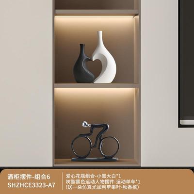 正品花瓶摆件厅插花高级感家居电视柜玄奢关餐端桌轻高档艺术装饰