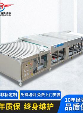 铝板拉丝板冲孔板表面除油污不锈钢清洗烘干机设备热水喷淋滚刷