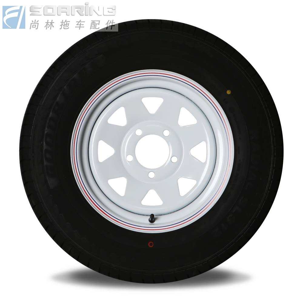 钢圈/房车拖挂房车1370r13含165车寸钢圈总成露营轮胎