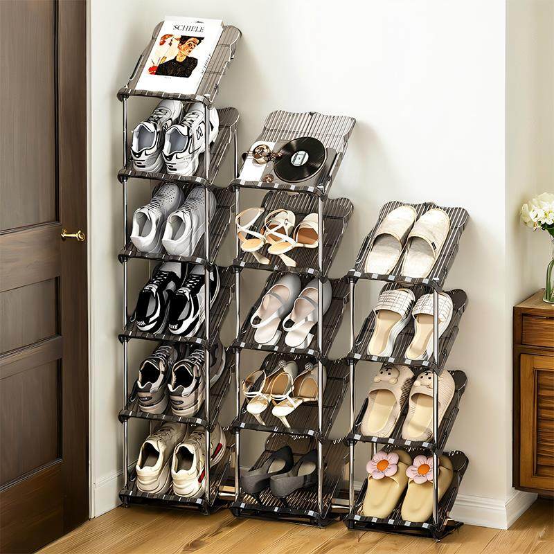 简易鞋架客厅门口拖鞋多层置物小型入户门后极窄鞋子收纳神器鞋柜,收纳整理,鞋子收纳架,淘宝优惠券,粉丝福利购,淘宝优惠卷