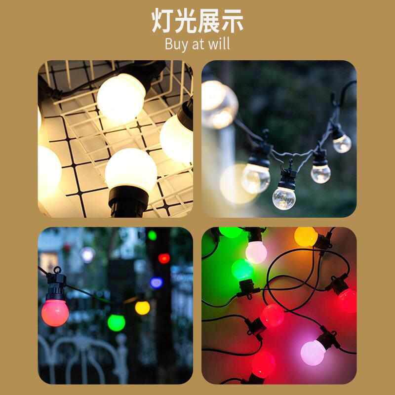 LED太阳能球泡灯烧烤夜市户外复古灯泡串灯防水露营彩灯串新装饰,节庆用品/礼品,装饰灯,淘宝优惠券,粉丝福利购,淘宝优惠卷