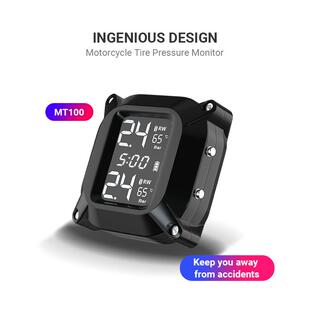 摩托车胎压监测器motorcycle tpms 2轮胎压检测器motorbike tpms