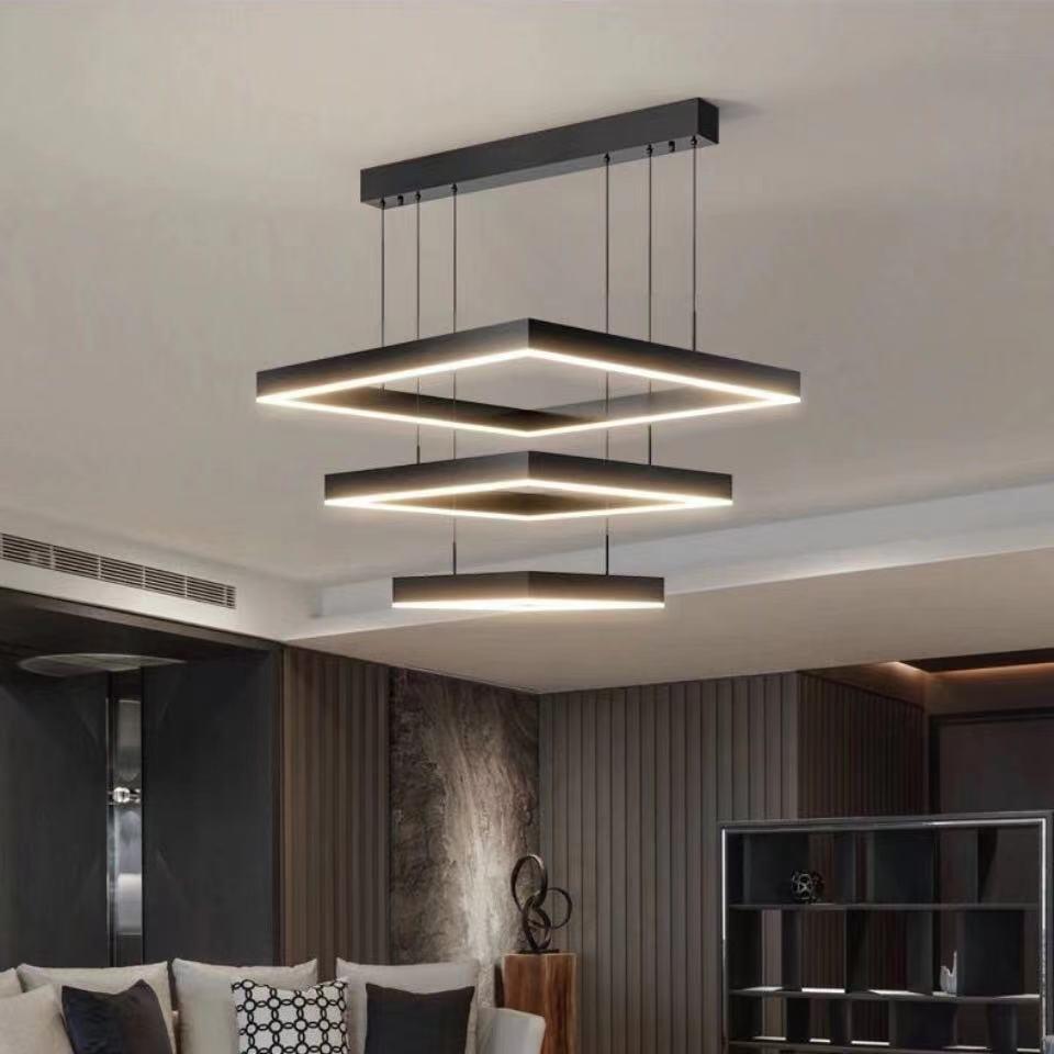 led吊灯后现代客厅吊灯 简约个性艺术创意工业风北欧卧室餐厅灯具