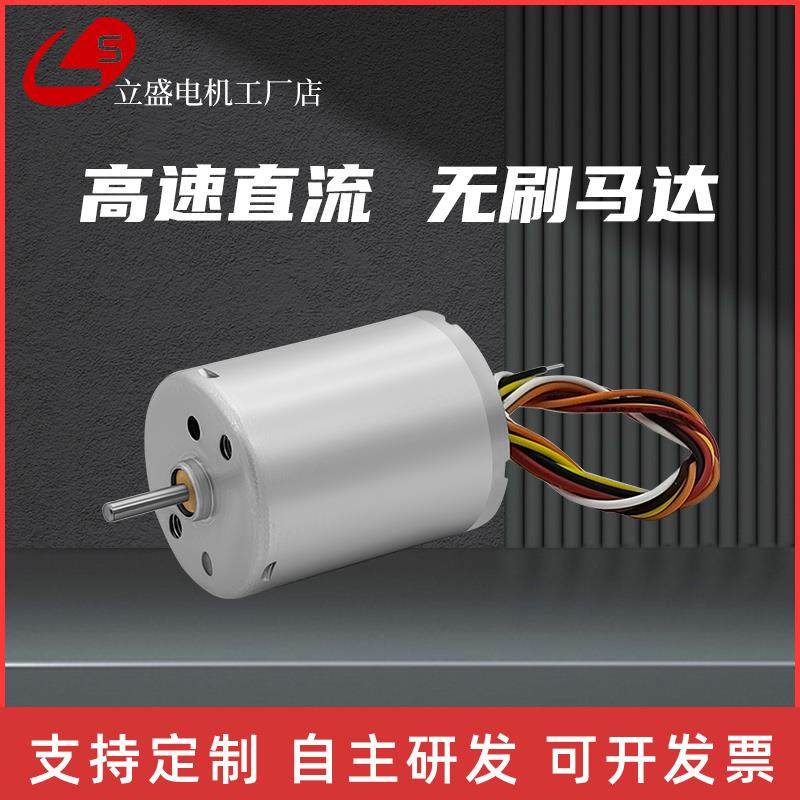 立盛无刷直流小电机 微型2430可调速正反转5线高转数马达 可定制