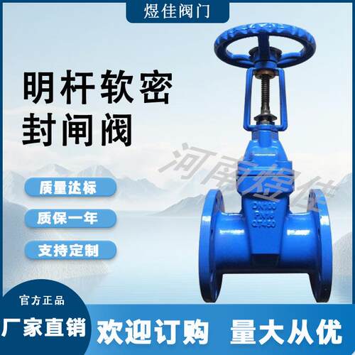 供应Z41X-16Q明杆软密封闸阀法兰弹性座明杆软密封闸阀