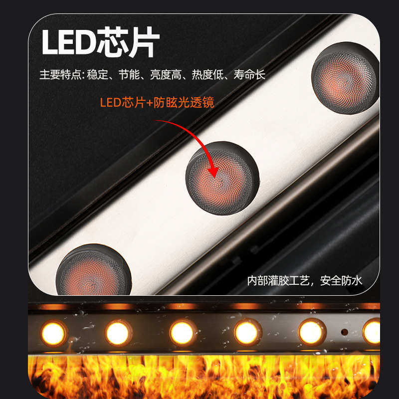 电子仿真雾化定制fireplace 火焰壁炉3d工厂嵌入式壁炉壁炉