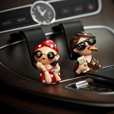 搞怪富婆汽车钩一对女生车载创意大车内挂装RIV饰内饰好实用物用