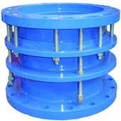 金属套管器伸缩节 伸缩限位器双管道伸缩现货 法兰钢制 vssja2