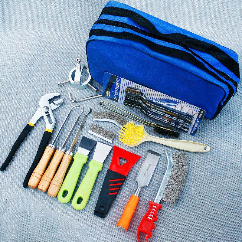 抽油烟机清洗专用工具专业家电设备拆卸清理套装包厨房风轮拉马器