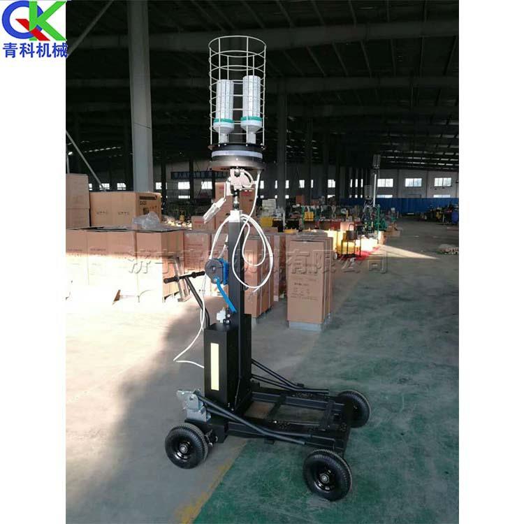 户外施工环形照明灯可移动式夜间施工打光车小型建筑工程应急灯