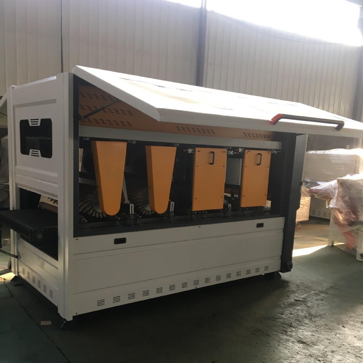 全自动抛光机木工机械打磨机1000-6D磨光砂光机平面去毛刺机