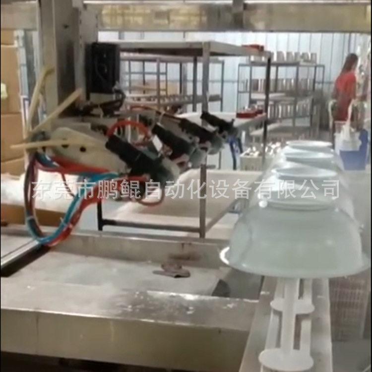 浙江洗脸盆自动喷漆设备洗菜盆4枪6轴喷涂设备喷油机器喷色机