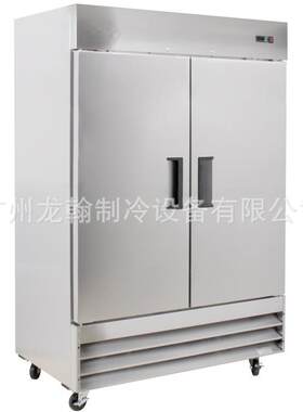 厨房冷藏冷冻双门冰箱全钢铜管商用冰柜立式风冷冰箱冷柜