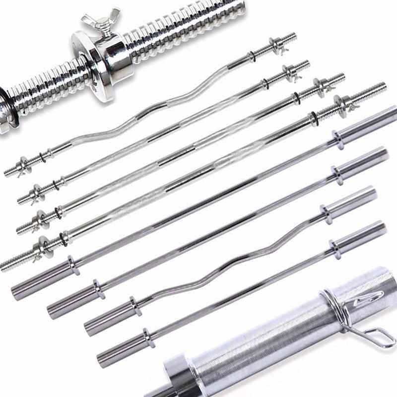 杠铃杆套装1.2米1.51.82.2直杆弯曲奥杆健身器材哑铃片通用