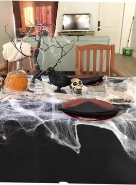 Halloween Horror Decoration Cotton Spider Web Horror Hallowe