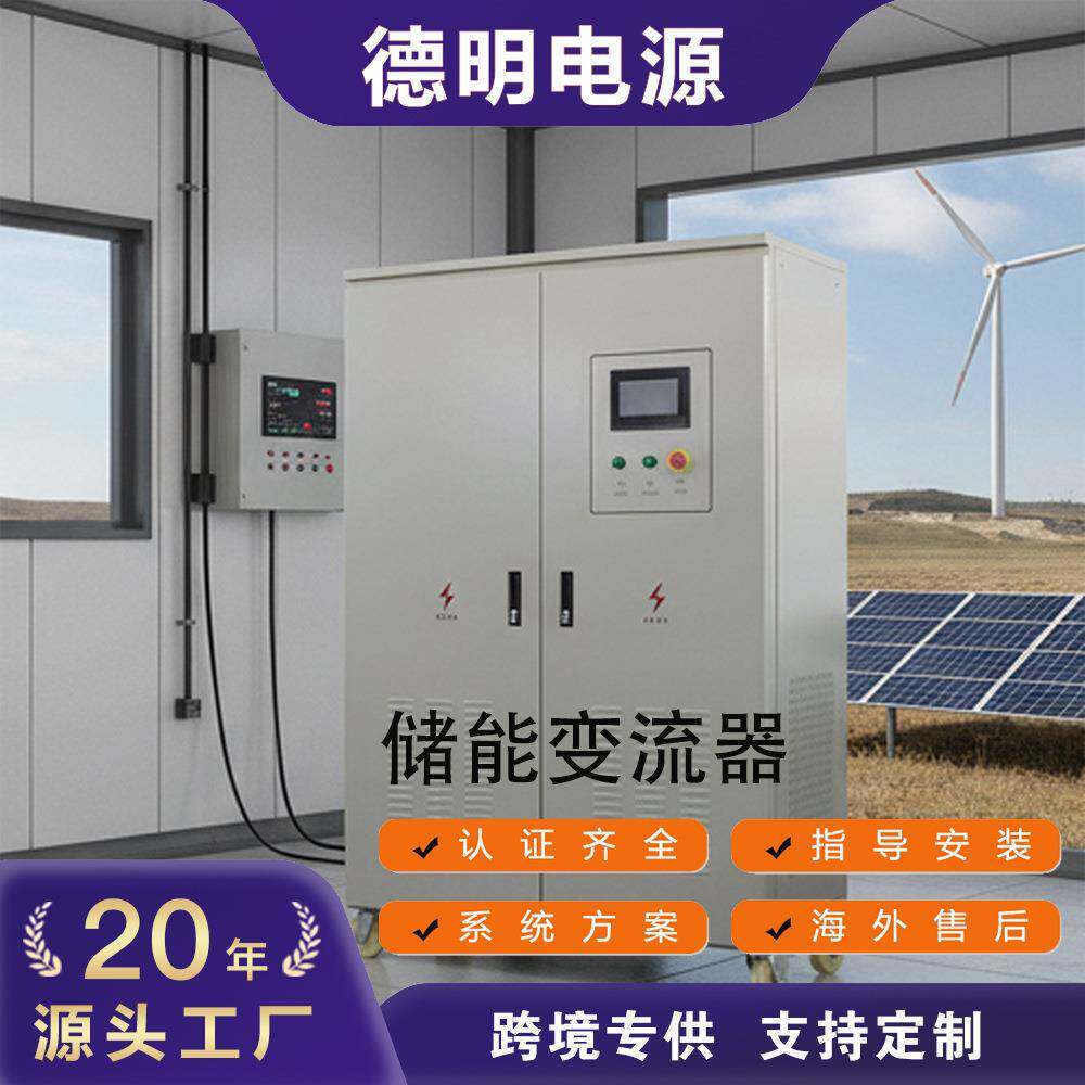 三相储能变流器带市电旁路工频储能变流器支持手机APP离网逆变器