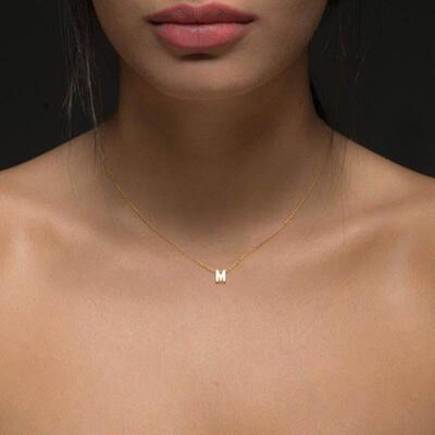 Necklaces for Women Chain Initial Charms Necklace Pendant Me