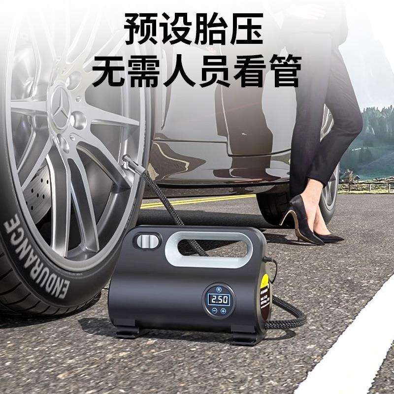 自车载501气充小轿车用便携式汽车电动泵轮胎12v打气泵高压动打气