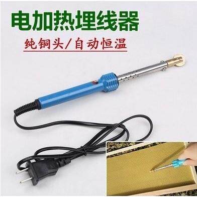 花花新电烙铁压线器发热多功能蜂巢滚轮电热蜂具焊接电烫养蜂铜头